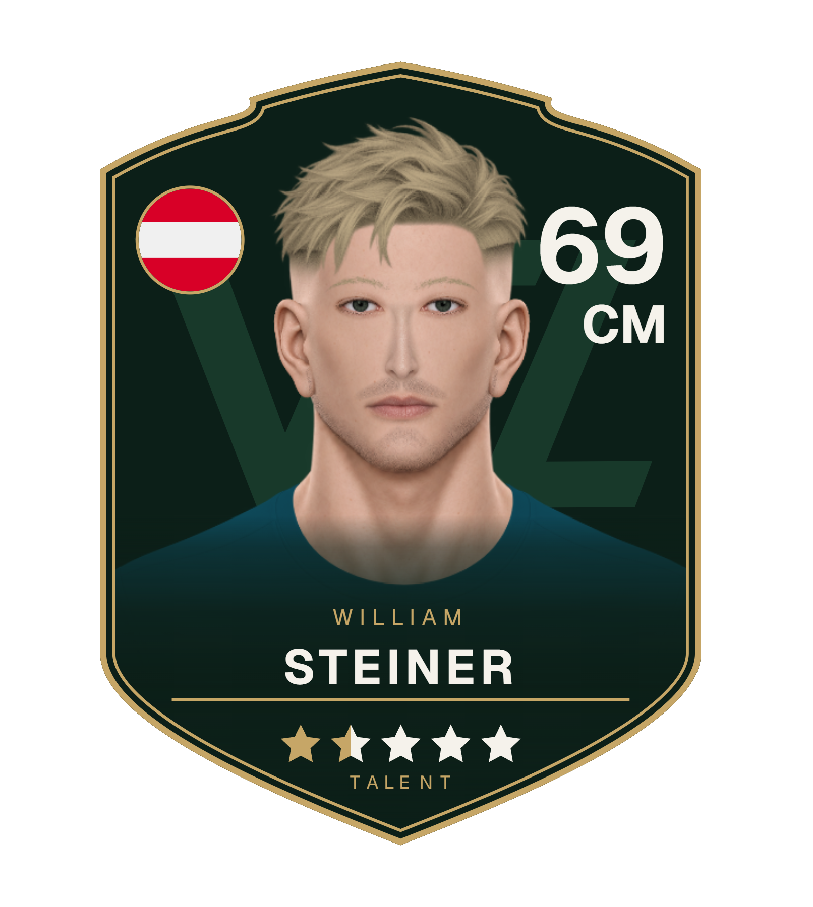 Kompakte Player Card von William Steiner